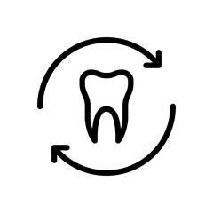 Wall Mural - teeth shield