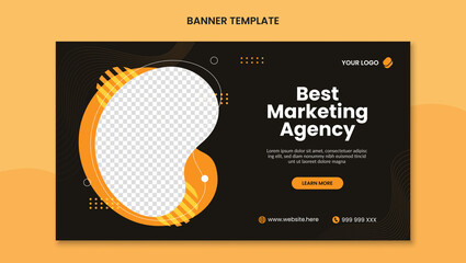 Best marketing agency banner template