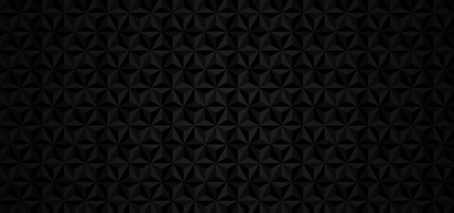 Wall Mural - polygon pattern dark background triangle shape design.