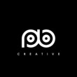 © makrufi - PB Letter Initial Logo Design Template Vector Illustration