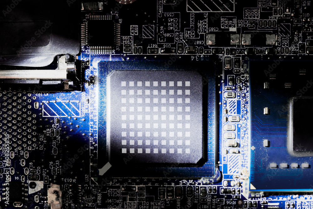 Cpu Mockup CPU processor motherboard mockup Stock Photo | Adobe Stock