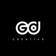 © makrufi - GD Letter Initial Logo Design Template Vector Illustration