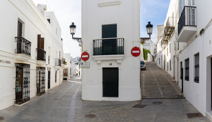 Naklejka na meble narrow alleys in the historic old center of Vejer de la Frontera