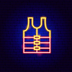 Poster - Life Vest Neon Sign