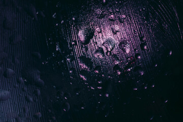 Aufkleber - Beautiful abstract surreal brush smear light pastel dark magic. Background pattern for design. Macro photography view.