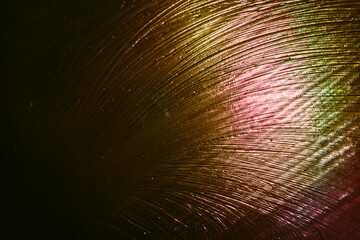 Aufkleber - Beautiful abstract surreal brush smear light pastel dark magic. Background pattern for design. Macro photography view.
