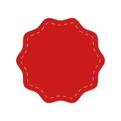 red seal stamp lace icon