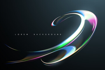 Wall Mural - abstract liquid background with light effect
