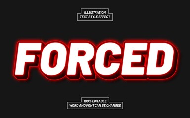template text effect style for different use header, typeface, title.