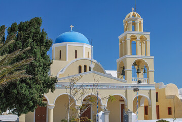 Wall Mural - church in Oia