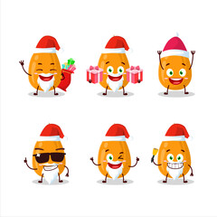 Canvas Print - Santa Claus emoticons with kumquat cartoon character