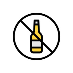 Sticker - wine restricted