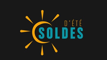 Poster - soldes d'été