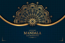 Wedding Invitation Luxury Mandala Background