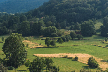 Wall Mural - landscape in the mountains