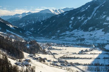 Ski resort Kals- Matrei - beautiful nature and winter sports in Austrian Alps.