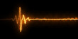 © 168 Studio - Colorful pink heartbeat rate and pulse on black screen, seamless and loop motion animate footage