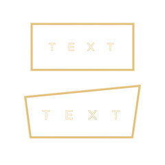 Wall Mural - Golden magic light frames. Borders and nightclub banners vector illustration