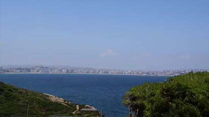 Wall Mural - A far wonderful view of Tangier city in summer