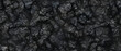 Grunge grey cracked extinct volcanic ash ground 3D illustration, seamless background