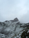 Fototapeta Góry - Stubai high-altitude hiking trail in Tyrol, Austria
