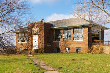 Wall Mural - Abandoned School