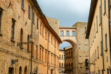 Volterra, Italy. Beautiful view of Volterra, a city in province of Pisa, Italy.