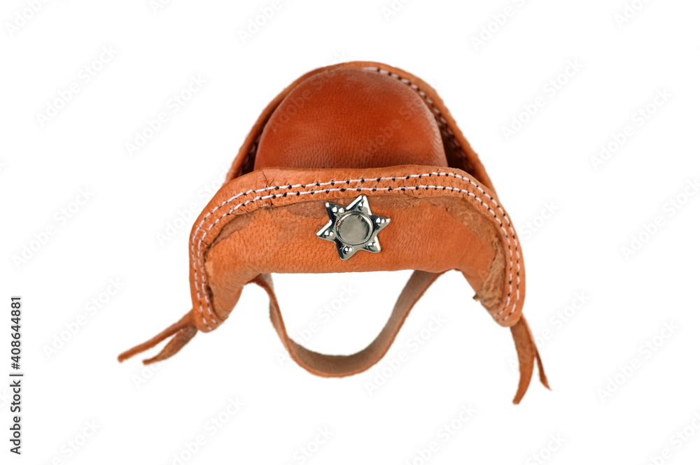 leather hat, typical of the Brazilian cangaceiro Stock Photo  display picture 2