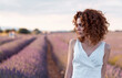 © Cavan Images - pretty woman in a lavender field