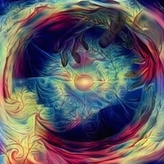 Wall Mural - eye of god