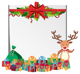 Poster - Blank Xmas frame template