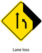 © brgfx - Yellow traffic warning sign on white background