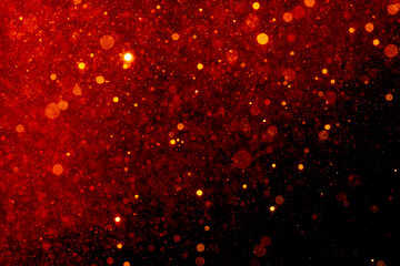 Abstract red bokeh