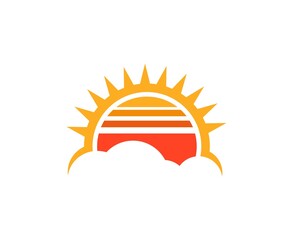 Wall Mural - Sun logo
