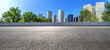 © ABCDstock - Asphalt road and modern city commercial buildings in Beijing,China.