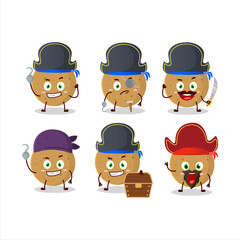 Sticker - Cartoon character of longan with various pirates emoticons