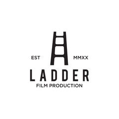 Wall Mural - Movie or film production using ladder logo design