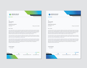 Wall Mural - Modern company letterhead Template