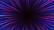 Vector abstract circular geometric background. Circular geometric centric motion pattern. Starburst dynamic lines or rays