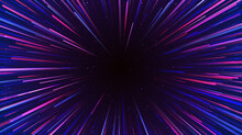 Vector Abstract Circular Geometric Background. Circular Geometric Centric Motion Pattern. Starburst Dynamic Lines Or Rays