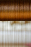 Fototapeta  - detail of silk weaving loom