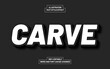 © WrongWay - Carve Text Style Effect