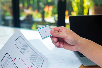 web designer, creative planning, application development, user experience concept outline.