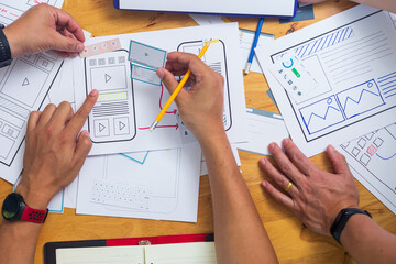 web designer, creative planning, application development, user experience concept outline.