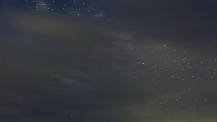 Wall Mural - milky way galaxy time lapse lampang thailand, universe galaxy milky way time lapse, nature blue, dar