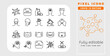 © BestStock - Pixel Icons - Covid-19 Corona Symbole Edition