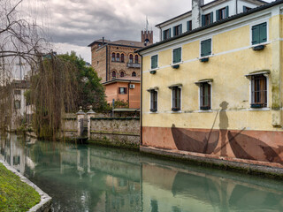 Glimpse of Treviso, a historic town in Italy 