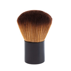 Cosmetic makeup brush isolated on a white background.