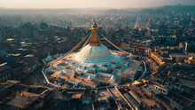 Bodhnath Stupa In Nepal