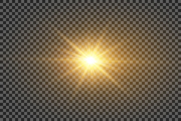 Wall Mural - vector transparent sunlight special lens flare light effect. png. vector illustration